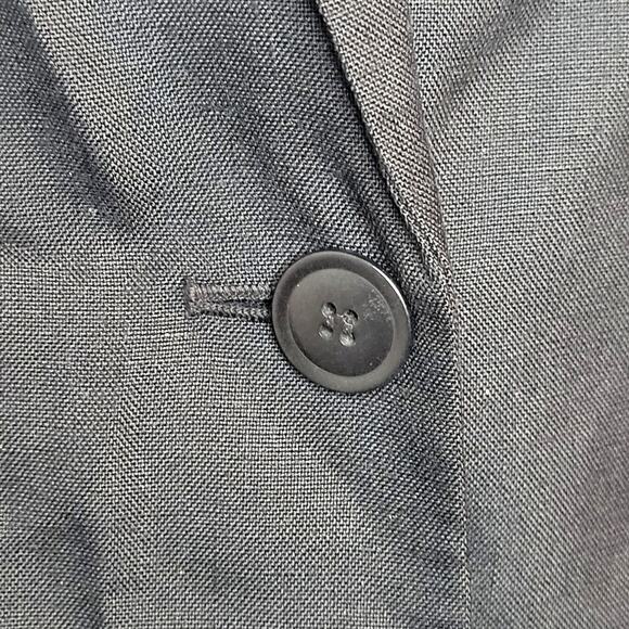 Talbots Size 12 Womens Black Blazer Jacket Italian Fabric Work Career Business - Picture 4 of 11